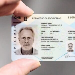 Schweizer Aufenthaltstitel B/C/L/G registriert und biometrisch