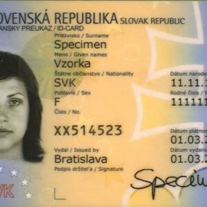 Slowakischen Personalausweis kaufen - Echten ID Card online