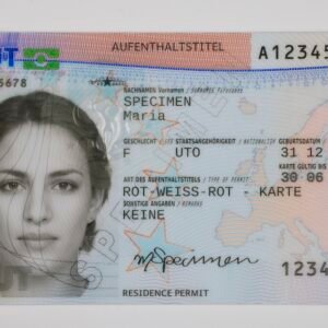 Österreichischen Aufenthaltstitel kaufen - EU-registriert & sicher
