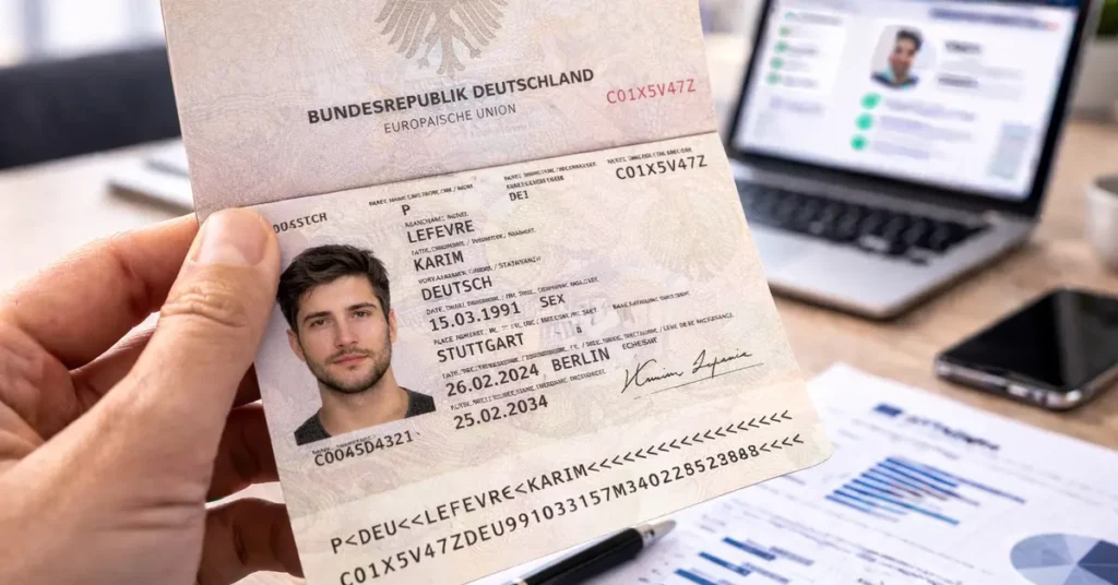 Hochwertige Reisepass-Requisite für Film und Theater – Real Quality